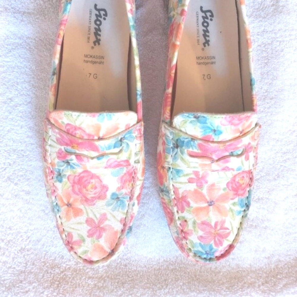 Sioux Germany NEW leather mocassin loafers driving shoes US9=UK7
